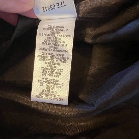 BCBG Mahogany Silk Taffeta Bubble Dress Size 6 NWT - Picture 14 of 16